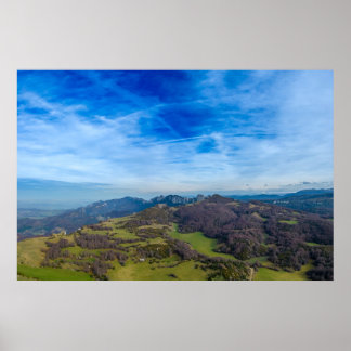 uitzicht op de Leoncel Poster