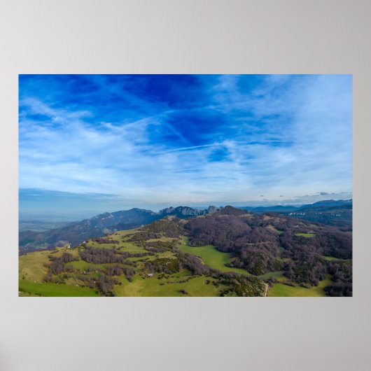 uitzicht op de Leoncel Poster (Voorkant)