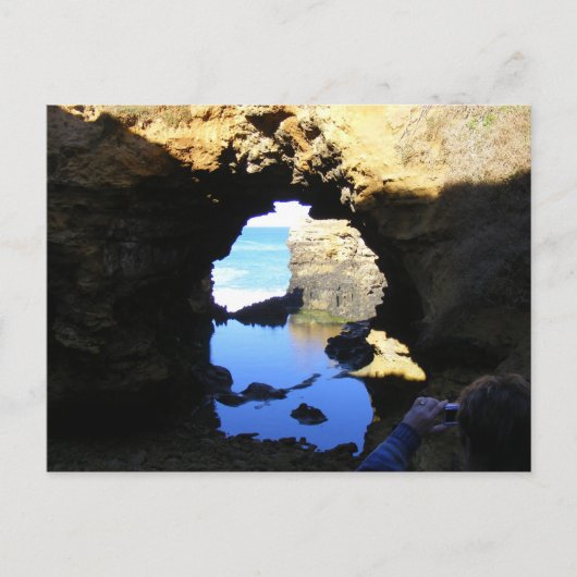 Uitzicht op de oceaan. briefkaart (Voorkant)