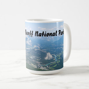 Uitzicht op de stad Banff Koffiemok