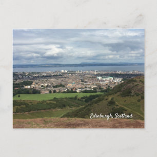 Uitzicht op Edinburgh vanaf Arthur's Seat Briefkaart