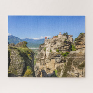 uitzicht op een van de monasteries van de Meteora Legpuzzel