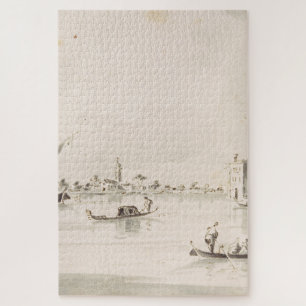 Uitzicht op het eiland Burano in Veneto Legpuzzel