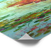 Uitzicht op het meer van Arthur Fitzwilliam Tait 1 Poster (Hoek)