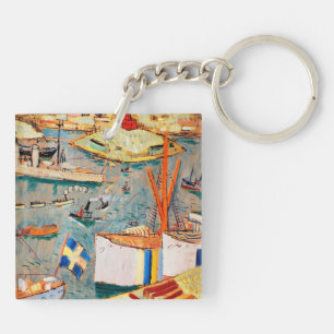 Uitzicht op Kastellholmen, Stockholm - fijne kunst Sleutelhanger