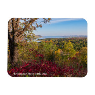 Uitzicht op Lake Pepin vanaf Frontenac State Park Magneet