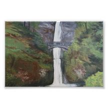 Uitzicht op Multnomah Falls