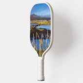 Uitzicht op Saudarkrokur en Skagafjordur, IJsland Pickleball Paddle (Links)