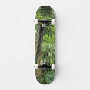 Uitzicht op vegetatie in de Bali Botanische Tuinen Skateboard