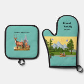 Uitzicht Ovenwant & Pannenlap Set (Voorkant)