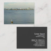 Uitzicht over Cardiff Bay Visitekaartje (Voorkant / Achterkant)