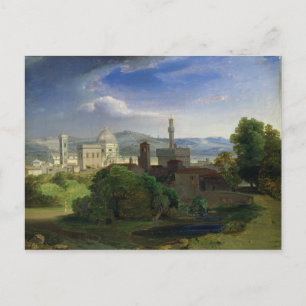 Uitzicht over Florence, c.1829 Briefkaart