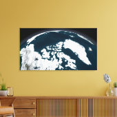 Uitzicht over Groenland en de Arctische Oceaan Canvas Afdruk (Insitu (Woonkamer))