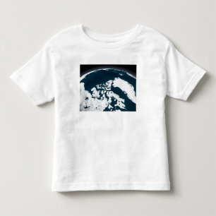 Uitzicht over Groenland en de Noordelijke IJszee Kinder Shirts
