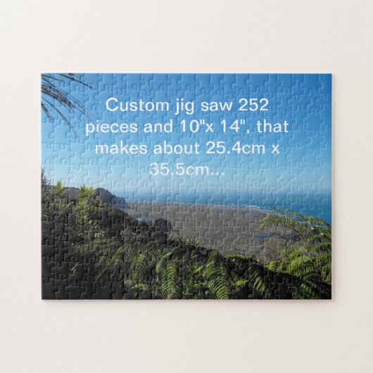 Uitzicht over het Zee Tasman Legpuzzel (Horizontaal)