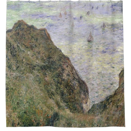 Uitzicht over het Zee van Claude Monet Douchegordijn (Voorkant)