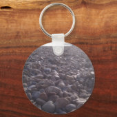 Uitzicht over kieuwen naar gesiloueteerde West Pie Sleutelhanger (Voorkant)