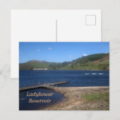 Uitzicht over Ladybower Reservoir Briefkaart (Voorkant / Achterkant)