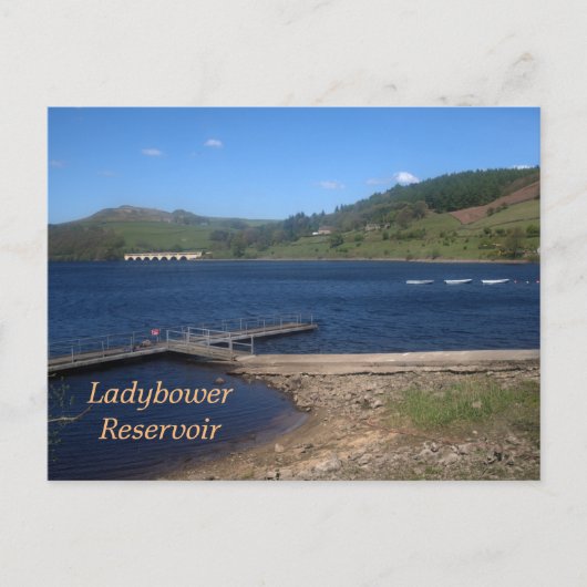 Uitzicht over Ladybower Reservoir Briefkaart (Voorkant)