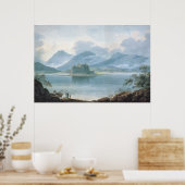 Uitzicht over Loch Awe Poster (Keuken)