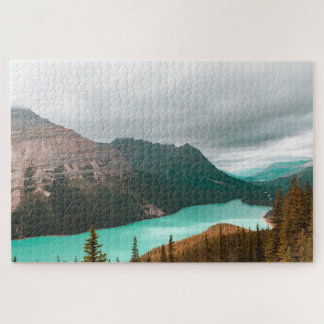 Uitzicht over Peyto Lake Banff National Park puzze Legpuzzel