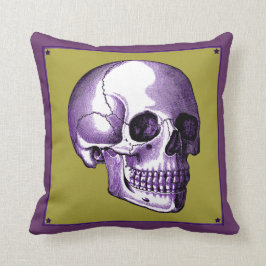  Uitzicht Paars en goudschedel Kussen