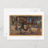 Uitzicht Parade in Chinatown Briefkaart (Voorkant / Achterkant)