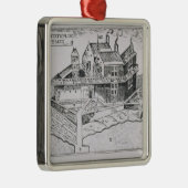 Uitzicht Quebec Metalen Ornament (Rechts)