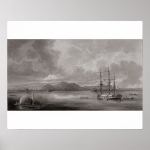 Uitzicht Rio de Manila (lithograaf) Poster