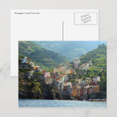 uitzicht riomaggiore briefkaart (Voorkant / Achterkant)