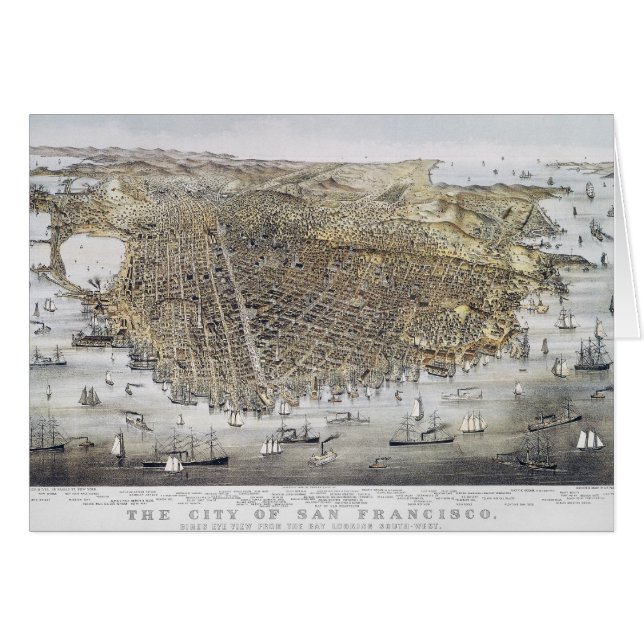 Uitzicht San Francisco, 1878 (Voorkant Horizontaal)