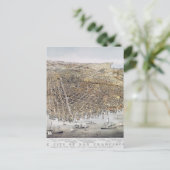 Uitzicht San Francisco, 1878 Briefkaart (Staand voorkant)