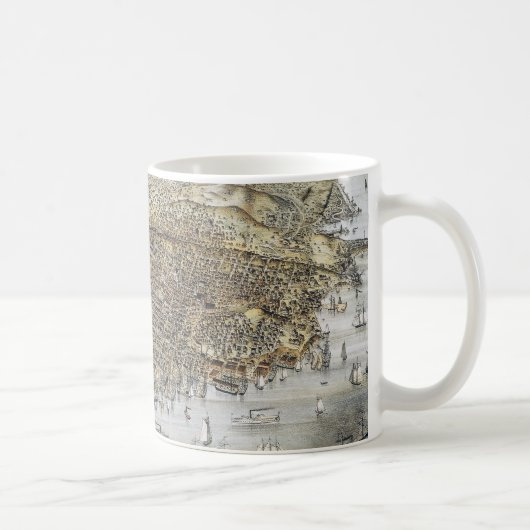 Uitzicht San Francisco, 1878 Koffiemok (Rechts)