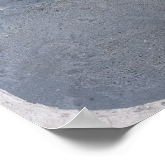 Uitzicht Santorini Poster (Hoek)