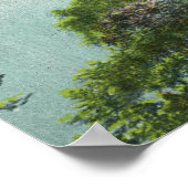 Uitzicht Saratoga Lake # 2 Poster (Hoek)