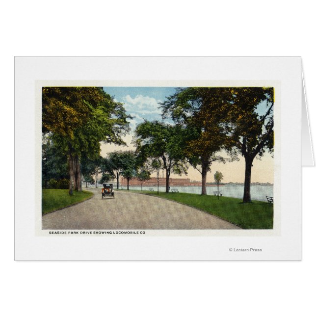 Uitzicht Seaside Park Drive Locomobile (Voorkant Horizontaal)