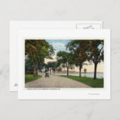 Uitzicht Seaside Park Drive Locomobile Briefkaart (Voorkant / Achterkant)