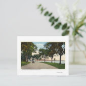 Uitzicht Seaside Park Drive Locomobile Briefkaart (Staand voorkant)