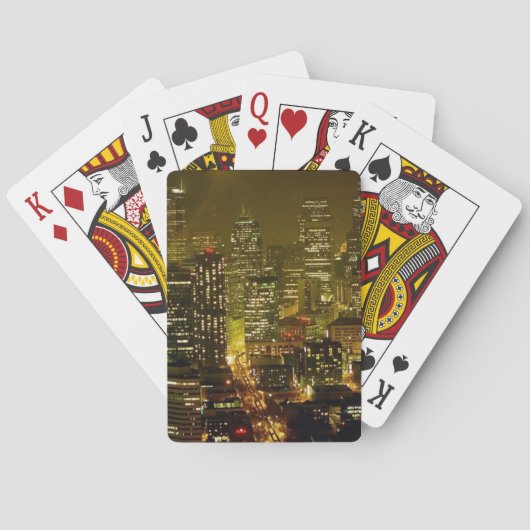 Uitzicht Seattle Pokerkaarten (Achterkant)