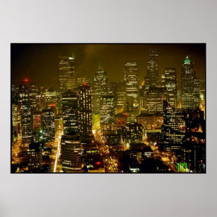 Uitzicht Seattle Poster