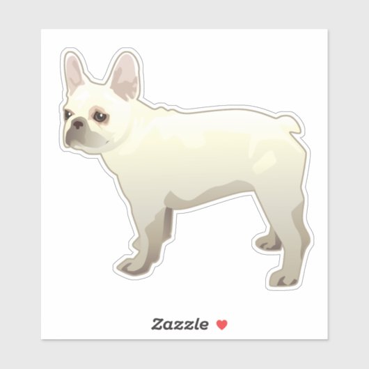 Uitzicht Silhouette Hondenras Sticker (Vel)