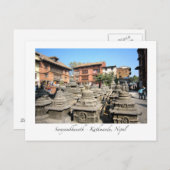 Uitzicht Swayambhunath Briefkaart (Voorkant / Achterkant)