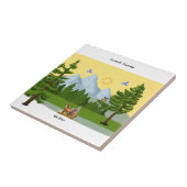 Uitzicht Tegeltje (Zijkant)