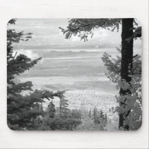 Uitzicht ten westen van de kreeft Sandia, Mountain Muismat