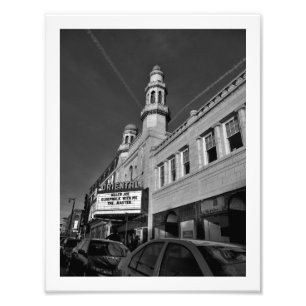 Uitzicht theater foto afdruk