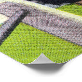 Uitzicht toeristen in het Hathorn Spring House Poster (Hoek)