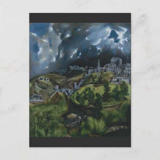 Uitzicht Toledo van El Greco Briefkaart (Voorkant)