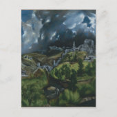 Uitzicht Toledo van El Greco Briefkaart (Voorkant)