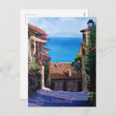 Uitzicht Toscane Coastal Feestdagenkaart (Voorkant / Achterkant)