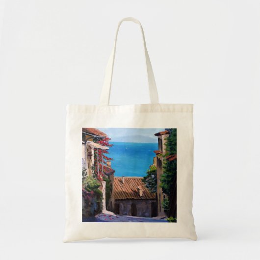 Uitzicht Toscane Coastal Tote Bag (Voorkant)